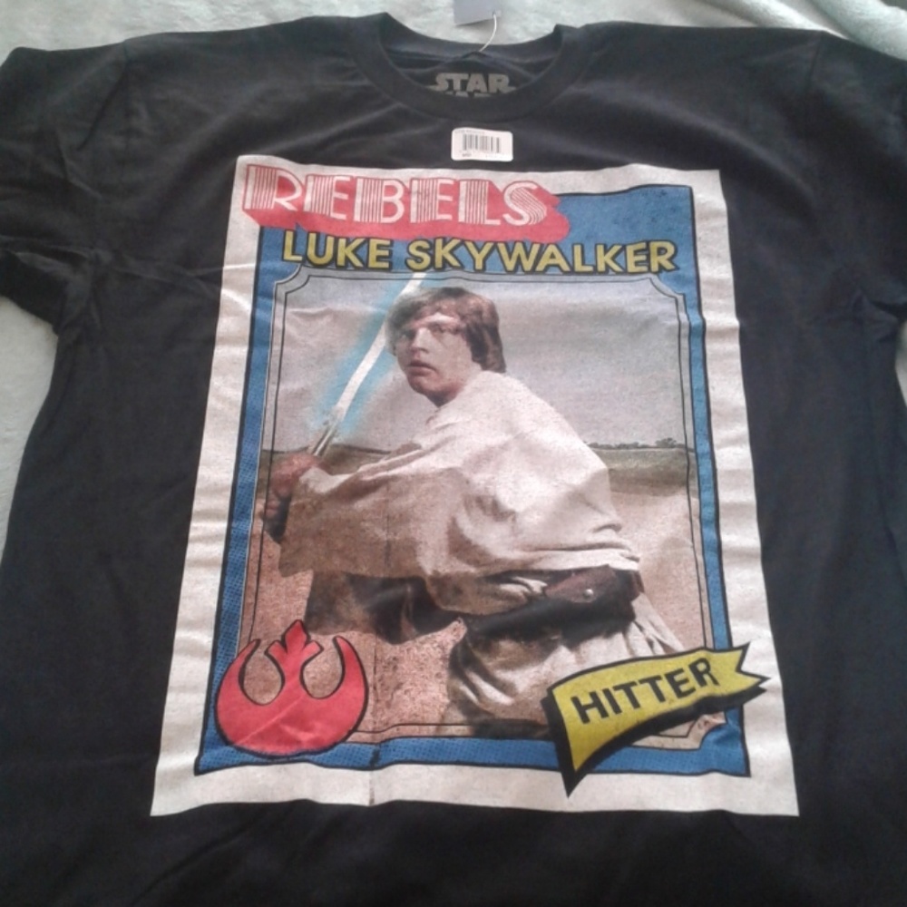 Star Wars Rebels Luke baseball crossover tshirt